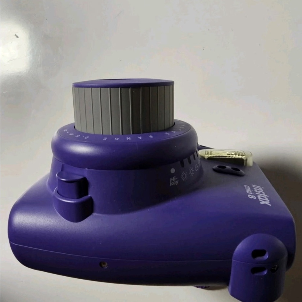 Instax Mini 8 Violet Camera with Owl Design Case - Picture 3 of 12